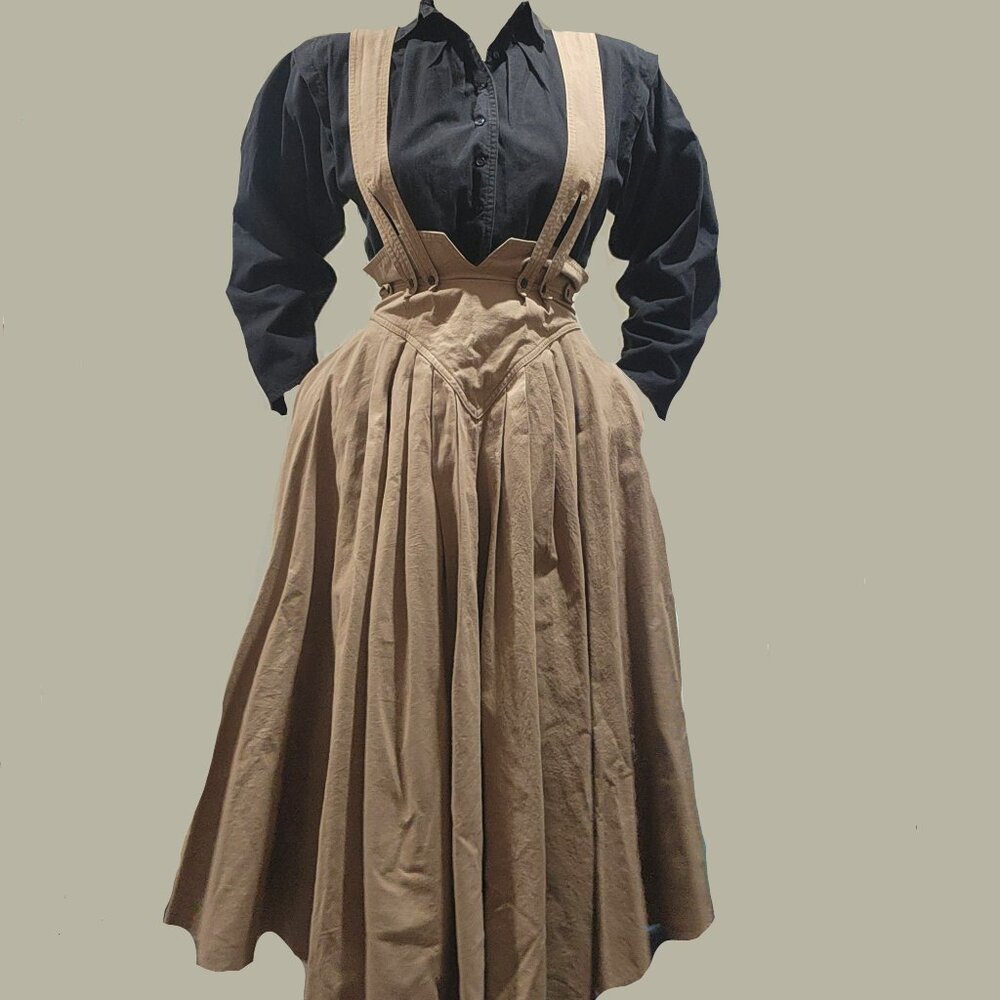 Authentic 80s (40s style) midi dress